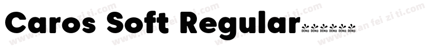 Caros Soft Regular字体转换